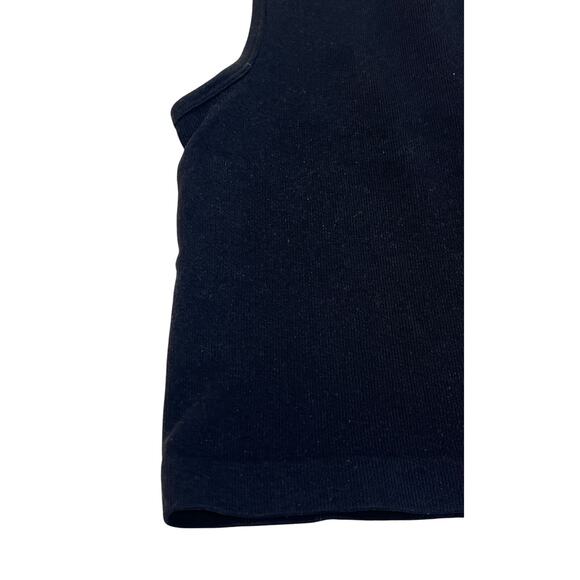 M173 INTIMATELY Free People Women's Crop Racerback Top Black XS/Small - Picture 3 of 4